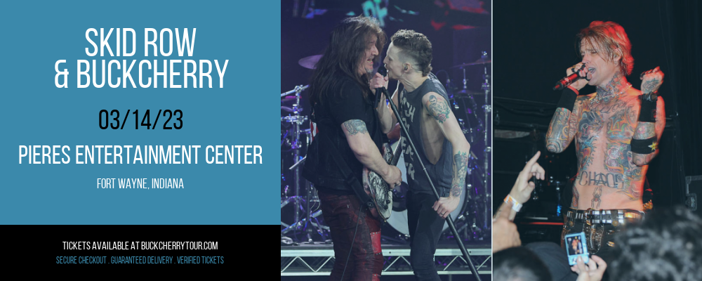 Skid Row & Buckcherry at Buckcherry Tour