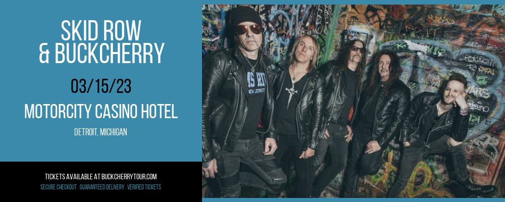 Skid Row & Buckcherry at Buckcherry Tour