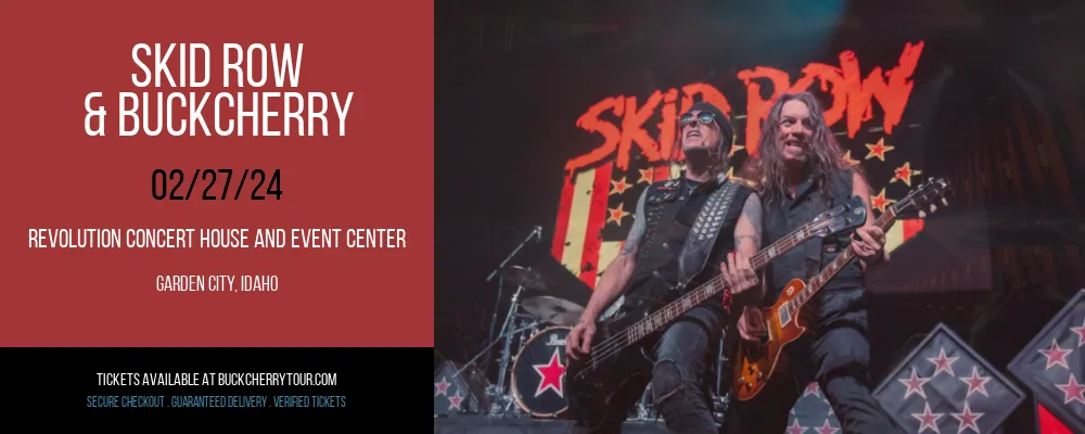 Skid Row & Buckcherry at Revolution Concert House and Event Center at Revolution Concert House and Event Center